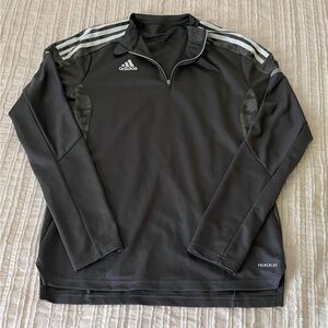 Women’s Adidas Gray and White Performance Jacket